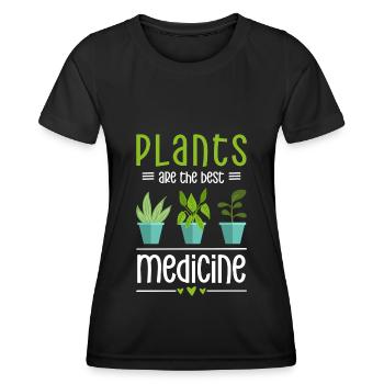 Heilkraut Gesund Arzt Krankheit - Frauen Funktions-T-Shirt - Schwarz - Vorne - AI Model Female 172 light (172cm)