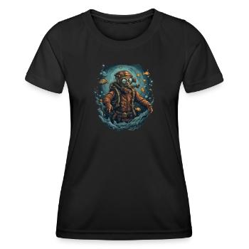 Diver - Women's Functional T-Shirt - black - Front - AI Model Female 172 light (172cm)