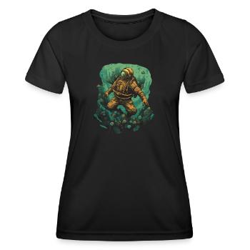 Diver - Women's Functional T-Shirt - black - Front - AI Model Female 172 light (172cm)