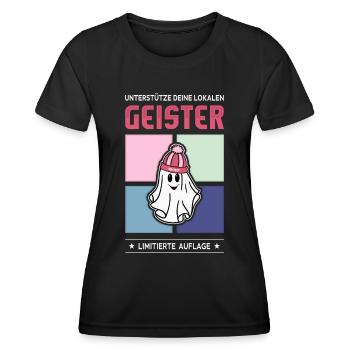 Alcool - T-shirt sport Femme - noir - Devant - AI Model Female 172 light (172cm)
