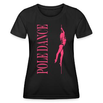 Pole Dance Pole Dance für Frauen - Frauen Funktions-T-Shirt - Schwarz - Vorne - AI Model Female 172 light (172cm)