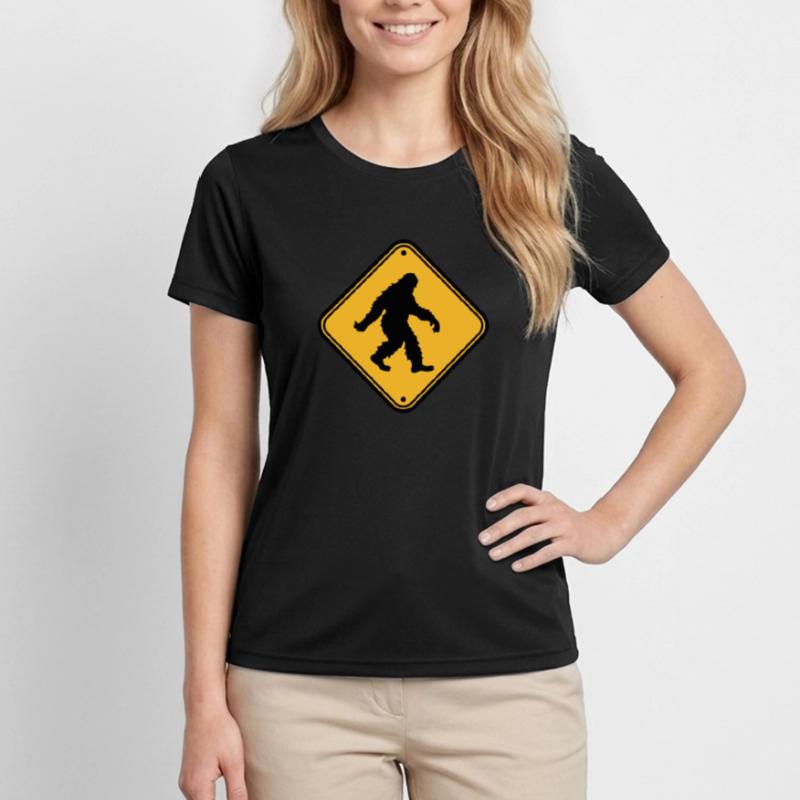 Shield note hazard caution caution zone warnun Women's Functional T-Shirt
