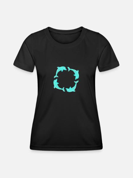 Dolphin - Women's Functional T-Shirt - black