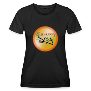 Sunny Day - Women's Functional T-Shirt - black - Front - AI Model Female 172 light (172cm)