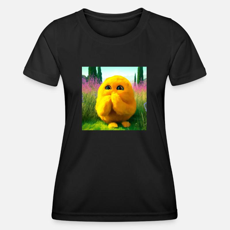 surprising cuddle - Women's Functional T-Shirt - black