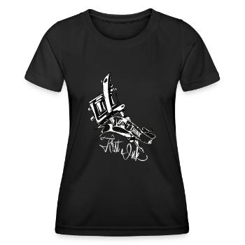 Tattoo Machine White - Women's Functional T-Shirt - black - Front - AI Model Female 172 light (172cm)