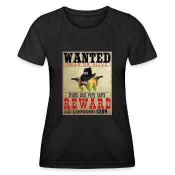 Taco recherché - T-shirt sport Femme - noir - Devant - AI Model Female 172 light (172cm)