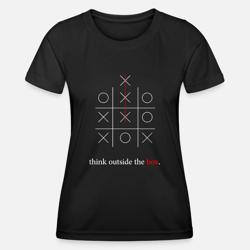 think outside the box - Women's Functional T-Shirt - black