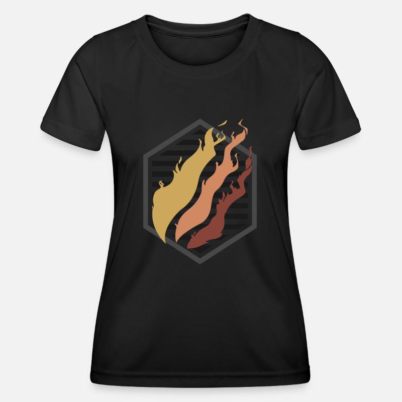 Fire Merch Edition - Women's Functional T-Shirt - black