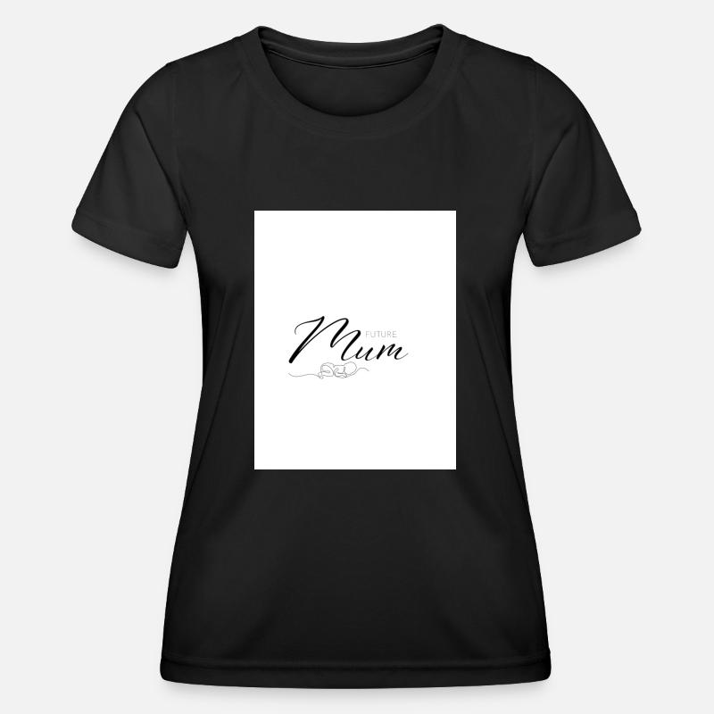 Future Mum - Women's Functional T-Shirt - black