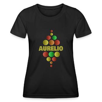 Erstklässler Aurelio - Frauen Funktions-T-Shirt - Schwarz - Vorne - AI Model Female 172 light (172cm)