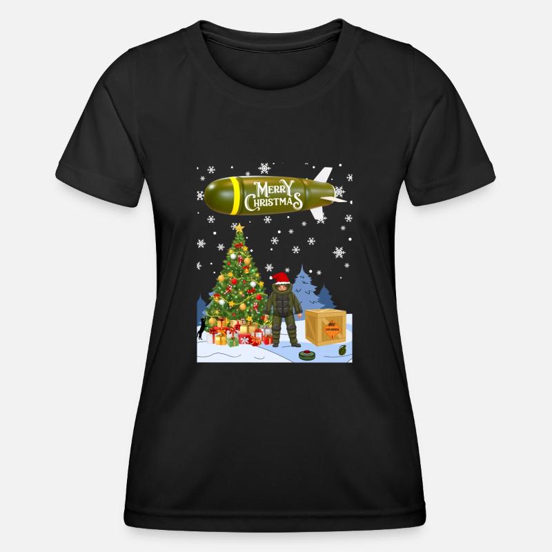 EOD Christmas - Women's Functional T-Shirt - black