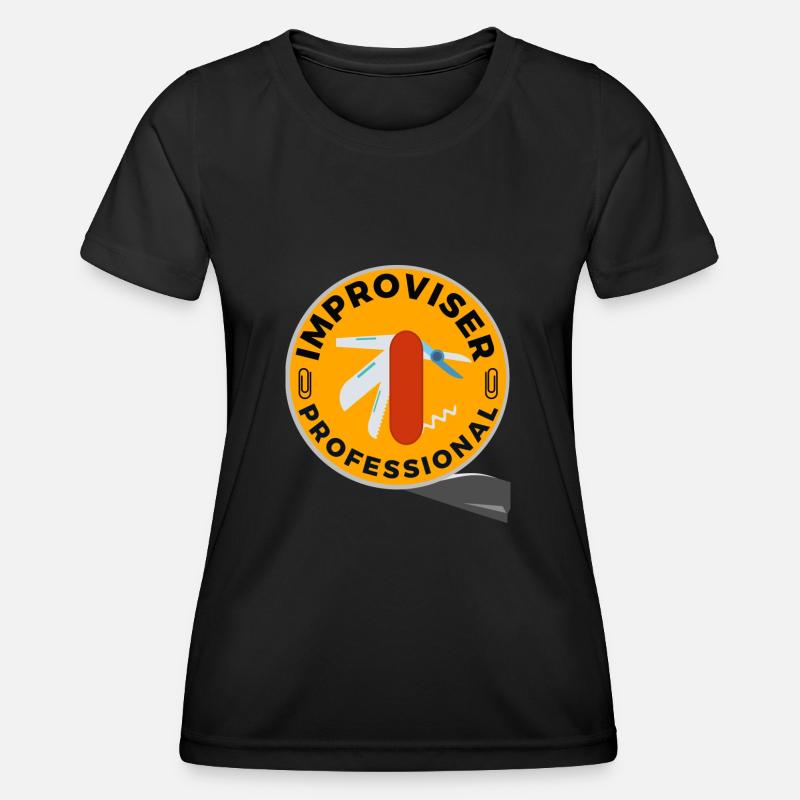 Improviser Professional - Women's Functional T-Shirt - black