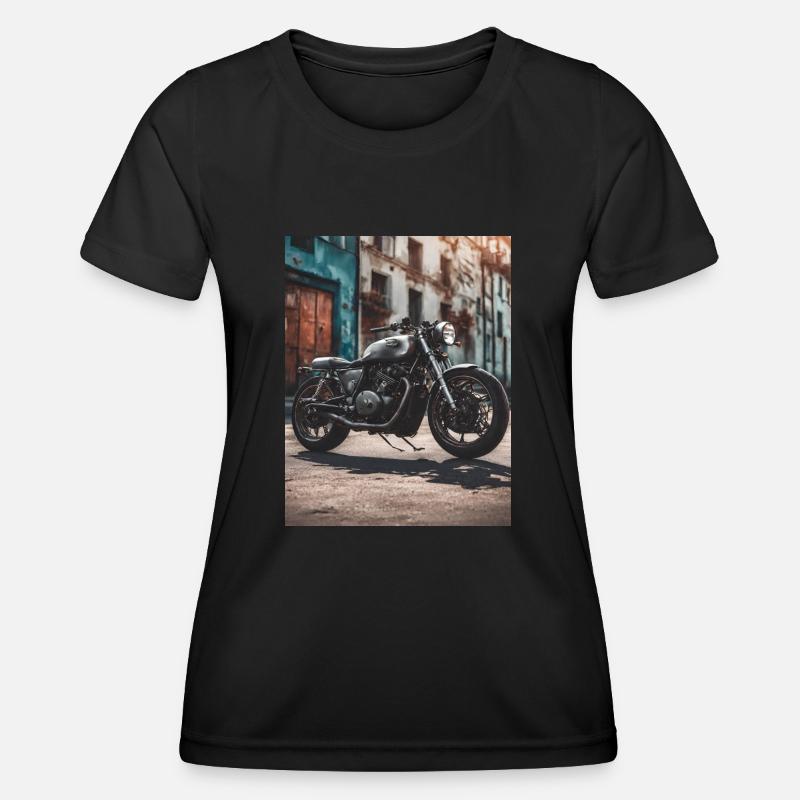 Motorcycle - Women's Functional T-Shirt - black