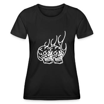 Skulls - Women's Functional T-Shirt - black - Front - AI Model Female 172 light (172cm)