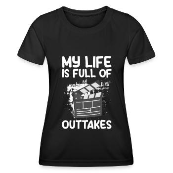 Schauspieler Drama Regie Musical - Frauen Funktions-T-Shirt - Schwarz - Vorne - AI Model Female 172 light (172cm)
