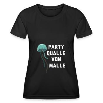 PARTY JELLYFISH OF MALLE t-shirt | Bestseller | - Women's Functional T-Shirt - black - Front - AI Model Female 172 light (172cm)