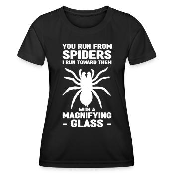 Insekten - Frauen Funktions-T-Shirt - Schwarz - Vorne - AI Model Female 172 light (172cm)