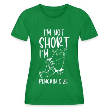 Pingouin Taille Pingouin Antarctique - T-shirt sport Femme - vert - Devant - AI Model Female 172 dark (172cm)
