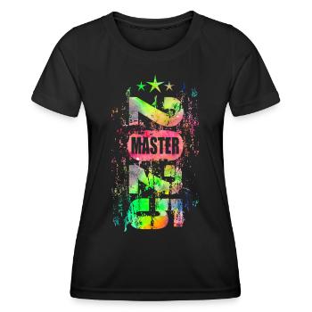 Master 2025 bunt - Frauen Funktions-T-Shirt - Schwarz - Vorne - AI Model Female 172 light (172cm)