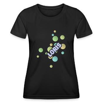 Uni Loris - T-shirt sport Femme - noir - Devant - AI Model Female 172 light (172cm)