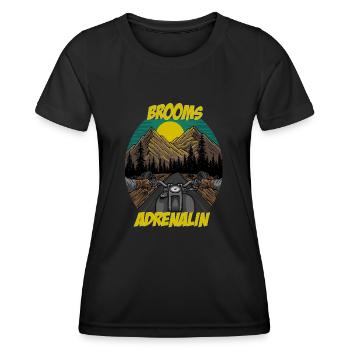 Motorcycle Adrenaline - Women's Functional T-Shirt - black - Front - AI Model Female 172 light (172cm)