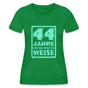 Alter 44 - Frauen Funktions-T-Shirt - Kelly Green - Vorne - AI Model Female 172 dark (172cm)