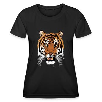 Tiger - Women's Functional T-Shirt - black - Front - AI Model Female 172 light (172cm)
