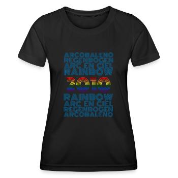 Rainbow 2010 - Women's Functional T-Shirt - black - Front - AI Model Female 172 light (172cm)