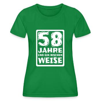 58 - Frauen Funktions-T-Shirt - Kelly Green - Vorne - AI Model Female 172 dark (172cm)