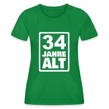 Alt 34 - T-shirt sport Femme - vert - Devant - AI Model Female 172 dark (172cm)
