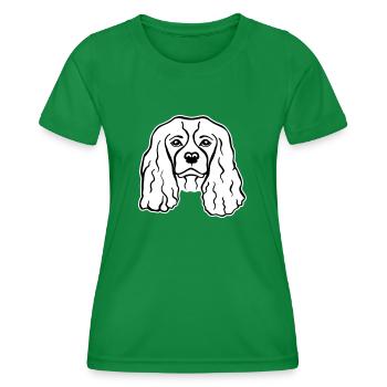 Cavalier King Charles - Frauen Funktions-T-Shirt - Kelly Green - Vorne - AI Model Female 172 dark (172cm)