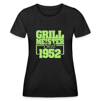 1952 - T-shirt sport Femme - noir - Devant - AI Model Female 172 light (172cm)