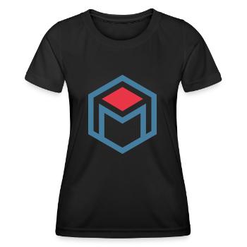 Marque de vêtements M - T-shirt sport Femme - noir - Devant - AI Model Female 172 light (172cm)