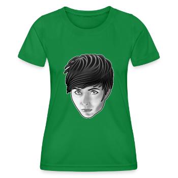 Gothic Woman - Women's Functional T-Shirt - kelly green - Front - AI Model Female 172 dark (172cm)