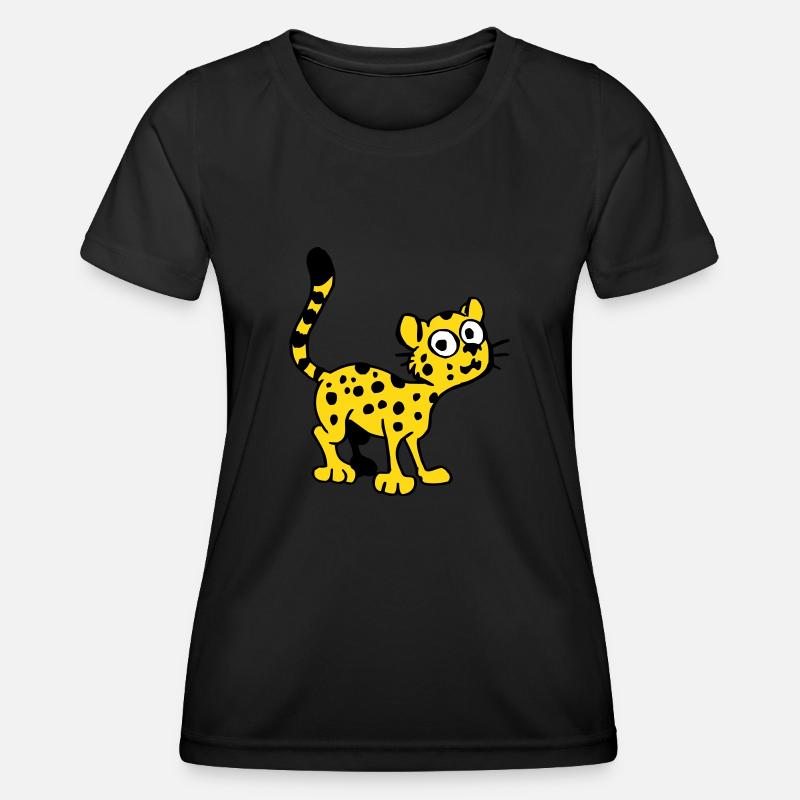 Baby Leopard - Women's Functional T-Shirt - black