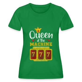 Kasino Slot Casino - Frauen Funktions-T-Shirt - Kelly Green - Vorne - AI Model Female 172 dark (172cm)