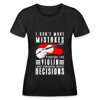 Musician Art Lifestyle Entertainer - Women's Functional T-Shirt - black - Front - AI Model Female 172 light (172cm)