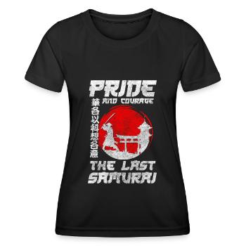 Combattant Épée Honneur Ninja - T-shirt sport Femme - noir - Devant - AI Model Female 172 light (172cm)