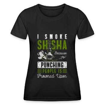 Hookah Delight Pipe Oriental - Women's Functional T-Shirt - black - Front - AI Model Female 172 light (172cm)