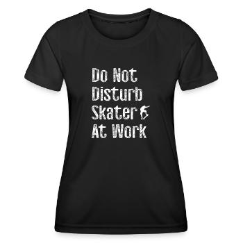 Art De Skateboard Pour Garçons Filles Hommes Cadeaux De Skateboard - T-shirt sport Femme - noir - Devant - AI Model Female 172 light (172cm)