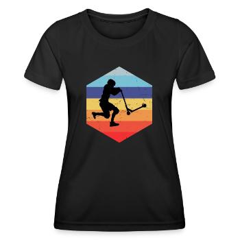 Stunt Scooter Ladies Stunt Scooter Scooter - Women's Functional T-Shirt - black - Front - AI Model Female 172 light (172cm)