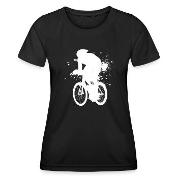 Vélo de route vélo de route pour hommes vélo de course cycliste de course - T-shirt sport Femme - noir - Devant - AI Model Female 172 light (172cm)