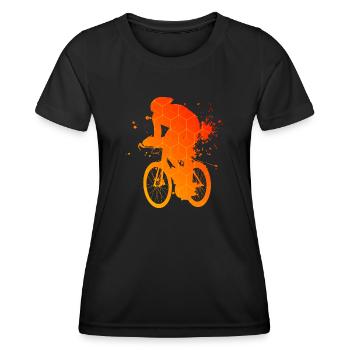 Vélo de route vélo de course vélo de course vélo de route dames - T-shirt sport Femme - noir - Devant - AI Model Female 172 light (172cm)