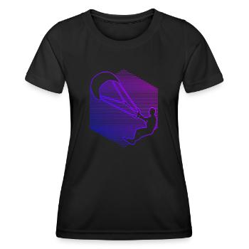 Kitesurf Hommes Kitesurf kitesurf kitesurf - T-shirt sport Femme - noir - Devant - AI Model Female 172 light (172cm)