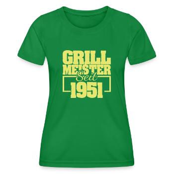 1951 - T-shirt sport Femme - vert - Devant - AI Model Female 172 dark (172cm)