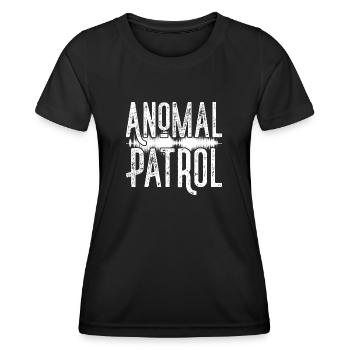 Anomal Patrol Ghost Investigator Gift Idea - Women's Functional T-Shirt - black - Front - AI Model Female 172 light (172cm)