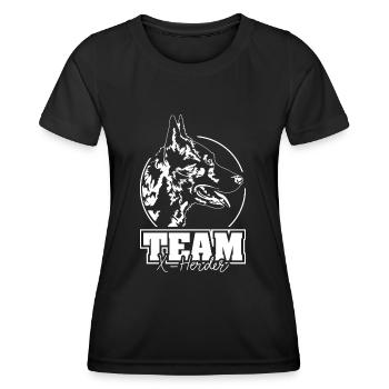 TEAM X - HERDER Chien de sport Wilsigns IGP - T-shirt sport Femme - noir - Devant - AI Model Female 172 light (172cm)