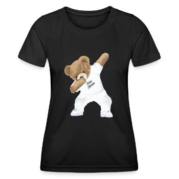 Tamponner Teddy - T-shirt sport Femme - noir - Devant - AI Model Female 172 light (172cm)