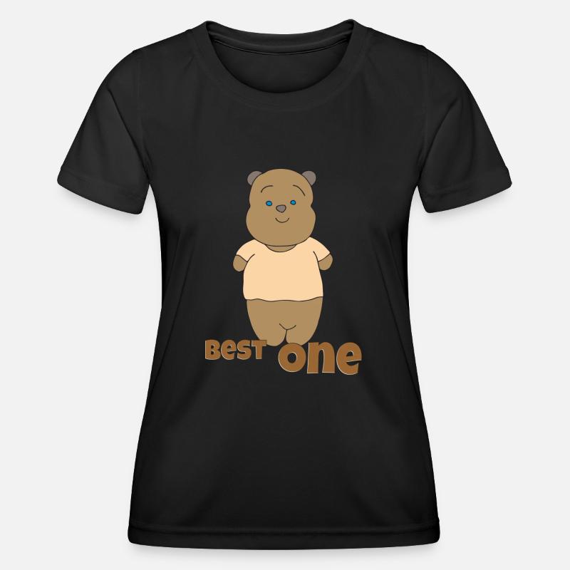 Bear Best One - Women's Functional T-Shirt - black